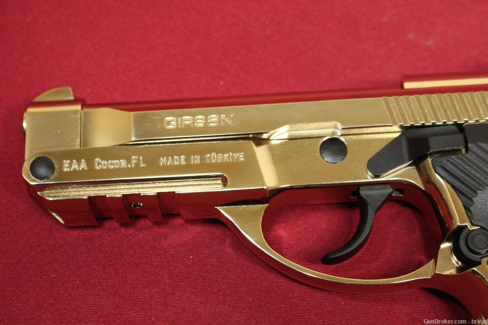 EAA Girsan MC 14T .380 Pistol W/Tip-Up Barrel - 13rd Mag - GOLD!-img-11
