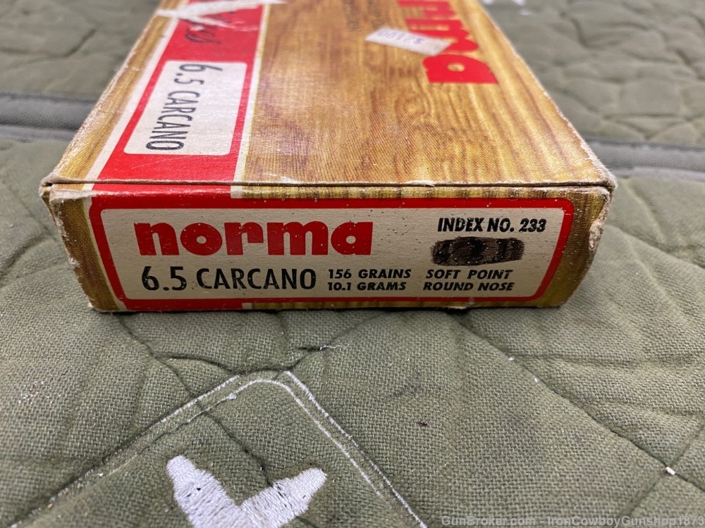 Norma 6.5 carcano 156 Grain  One Box 20 RDS index 233-img-1
