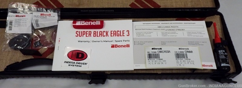 NIB BENELLI SUPER BLACK EAGLE III SYN SLUG 12GA 24" CASE-img-15