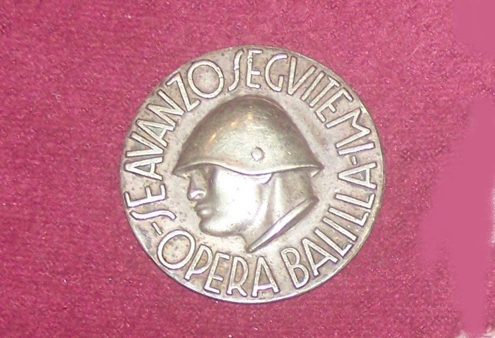 WW2 FASCIST PIN SEAVANZO SEGVITEMI OPERA BALILLA-img-1