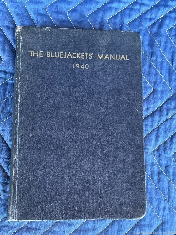 WWII 1940 US NAVY THE BLUE JACKETS MANUAL-img-0