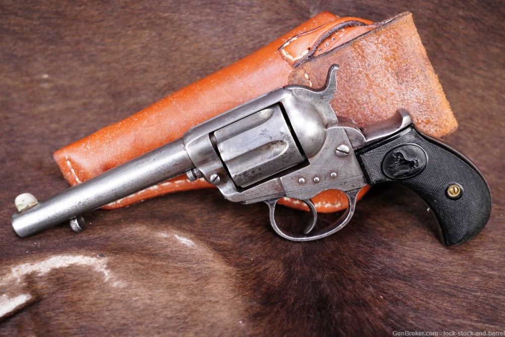 Colt Model 1877 Thunderer 4.5" .41 LC Double Action Revolver, 1881 Antique-img-3