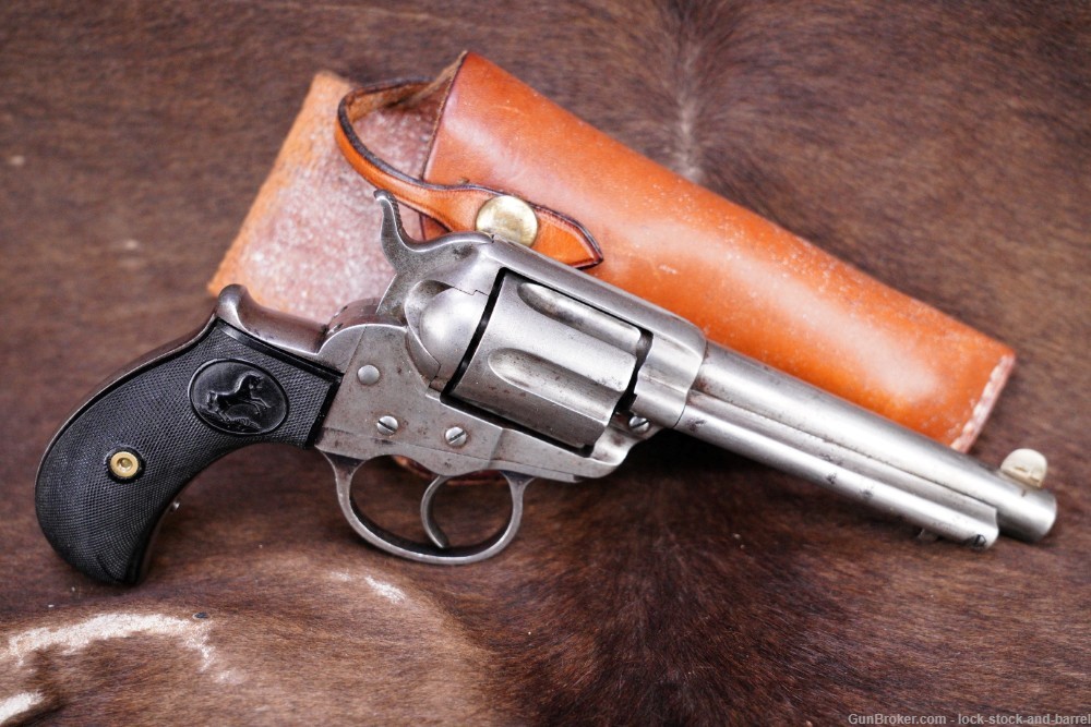 Colt Model 1877 Thunderer 4.5" .41 LC Double Action Revolver, 1881 Antique-img-2