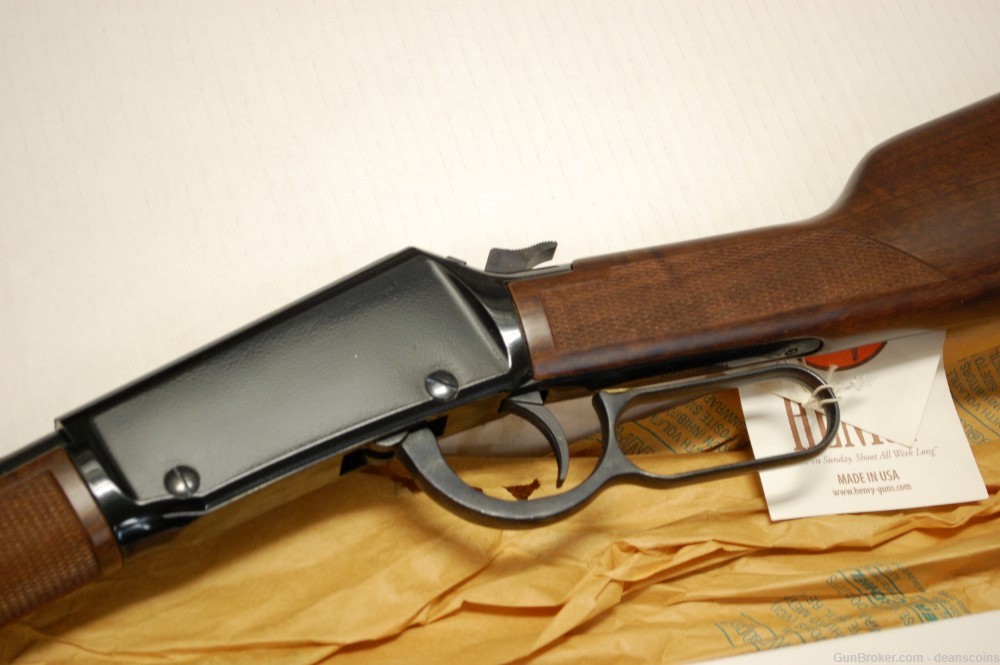 Henry Classic Lever Action 22 Magnum 19.25" Walnut Stock 22WMR NIB-img-4