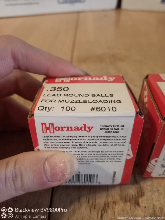 200 count of Hornady .350 Lead Round Balls -img-4