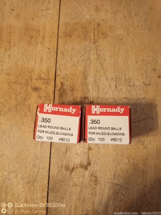 200 count of Hornady .350 Lead Round Balls -img-2