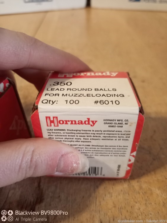 200 count of Hornady .350 Lead Round Balls -img-5