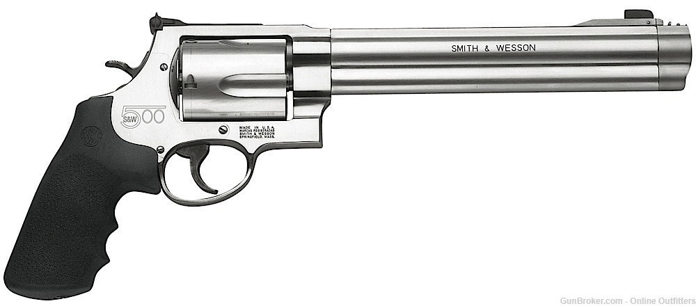 Smith & Wesson S&W500 500 S&W 8.38" 5rd Stainless SA/DA 163500 STORE DEMO-img-0