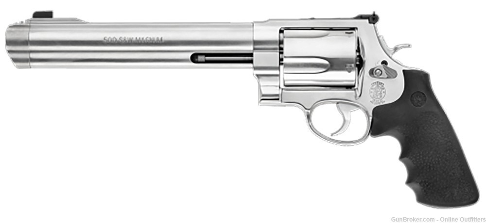 Smith & Wesson S&W500 500 S&W 8.38" 5rd Stainless SA/DA 163500 STORE DEMO-img-1