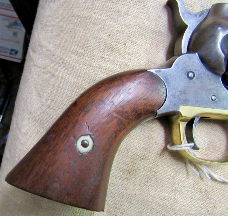 Original Civil War Remington New Model 1858 .44 Army Perc Revolver .01 NR-img-1