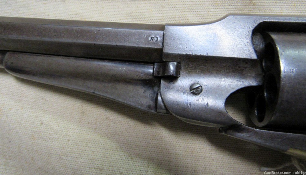 Original Civil War Remington New Model 1858 .44 Army Perc Revolver .01 NR-img-10