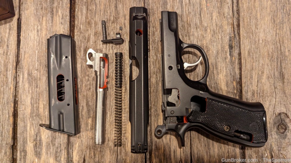 Rare Czech CZ 75 B Factory Cutaway 9mm Pistol -img-8