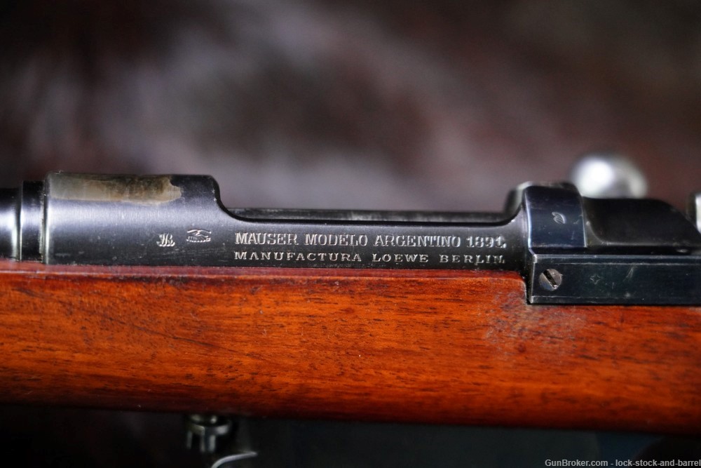 Argentine 1891 Matching German Mauser 7.65x53 Bolt Action Rifle Antique-img-21