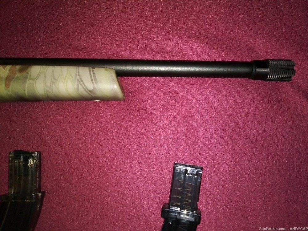 Remington Model 597 With NIKON scope, Custom Heavy barrel with muzzle brake-img-3