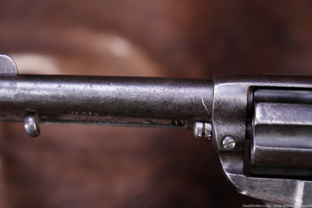Colt Model 1877 Thunderer 4 1/2" .41 D.A. Double Action Revolver, 1900 C&R-img-12