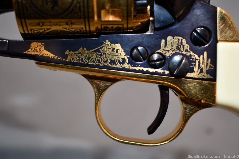 US Historical Society Model 1860 Buffalo Bill Commemorative Revolver W Case-img-11