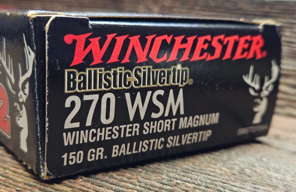 Winchester 270 Wsm 150gr Ballistic Silvertip Ammo 20 Rounds-img-0