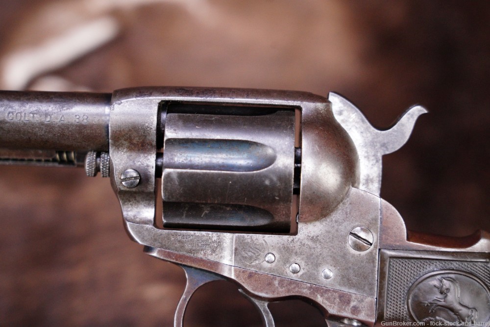 Colt Model 1877 Lightning 4 1/2" Blue .38 LC D.A. Revolver, MFD 1901 C&R-img-11