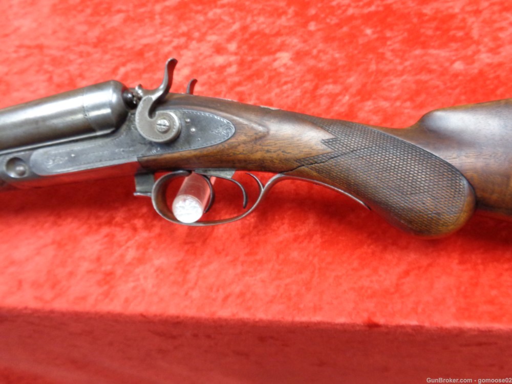 1875 PARKER Bros COACH Gun 10 Ga SxS Double Barrel Shotgun ANTIQUE WE TRADE-img-46