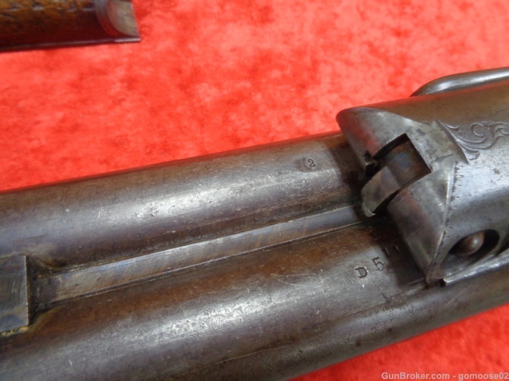 1875 PARKER Bros COACH Gun 10 Ga SxS Double Barrel Shotgun ANTIQUE WE TRADE-img-22