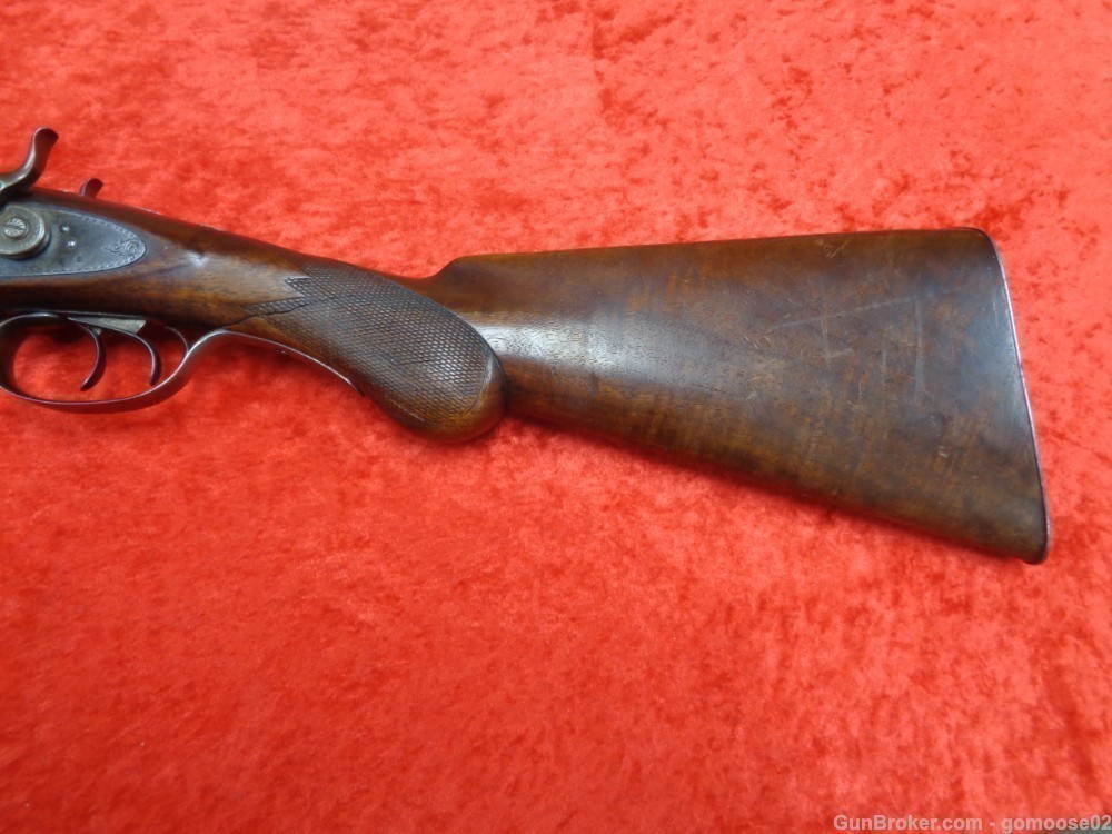 1875 PARKER Bros COACH Gun 10 Ga SxS Double Barrel Shotgun ANTIQUE WE TRADE-img-36