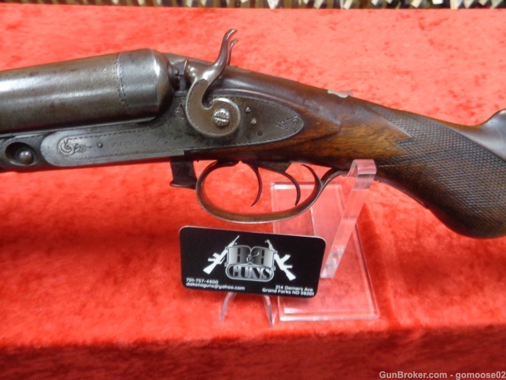 1875 PARKER Bros COACH Gun 10 Ga SxS Double Barrel Shotgun ANTIQUE WE TRADE-img-16