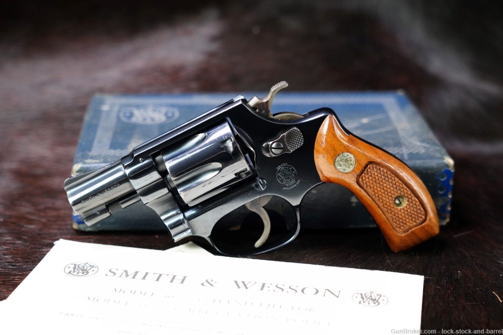 Smith & Wesson S&W Model 30-1 .32 S&W 2" DA/SA Revolver & Box, 1972-73 C&R-img-3