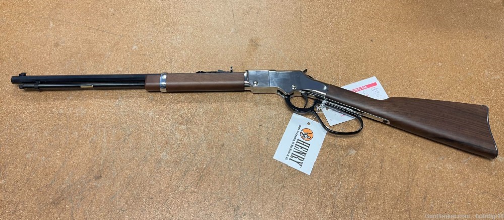 Henry Repeating Arms H004SL Golden Boy Silver 22 LR 20” Barrel NO CC FEES-img-1