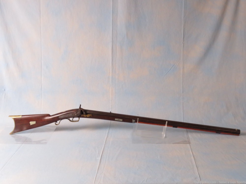 B. Losey .36 Cal Black Powder Percussion Rifle 31.5" 1850's Caroline NY-img-0