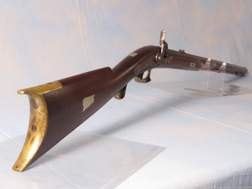 B. Losey .36 Cal Black Powder Percussion Rifle 31.5" 1850's Caroline NY-img-6