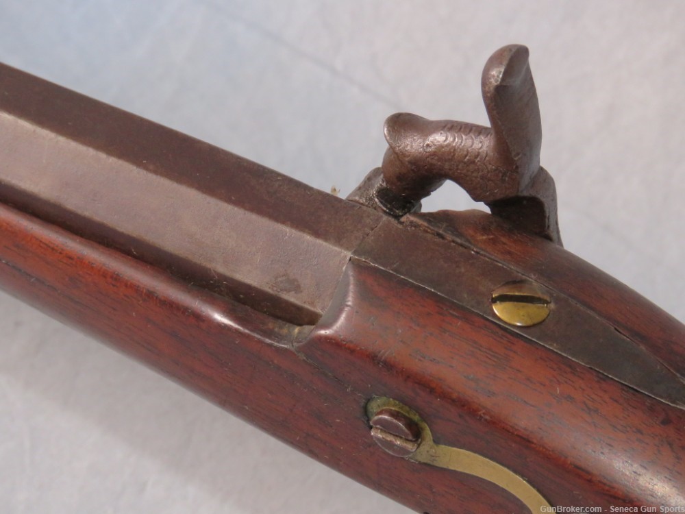 B. Losey .36 Cal Black Powder Percussion Rifle 31.5" 1850's Caroline NY-img-17