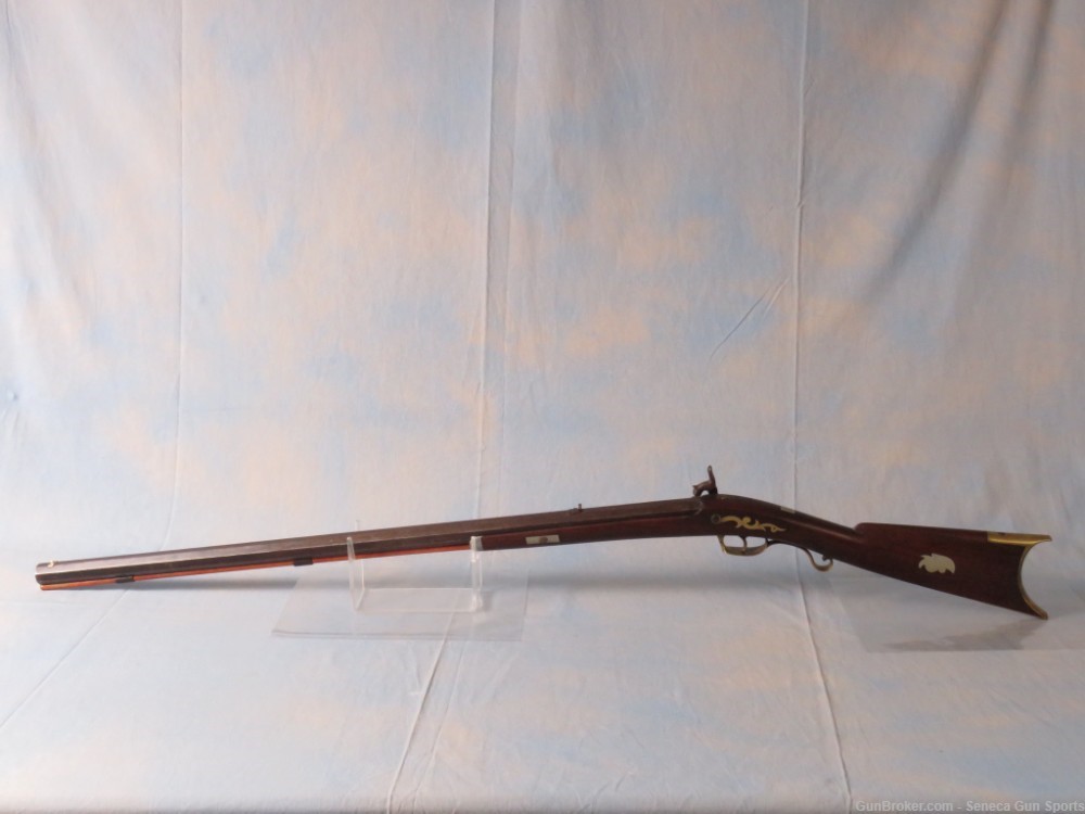 B. Losey .36 Cal Black Powder Percussion Rifle 31.5" 1850's Caroline NY-img-11