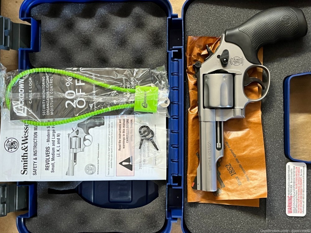 Smith & Wesson S&W Model 69 Combat Magnum 44Mag 162069 SS 4.25" Layaway-img-1
