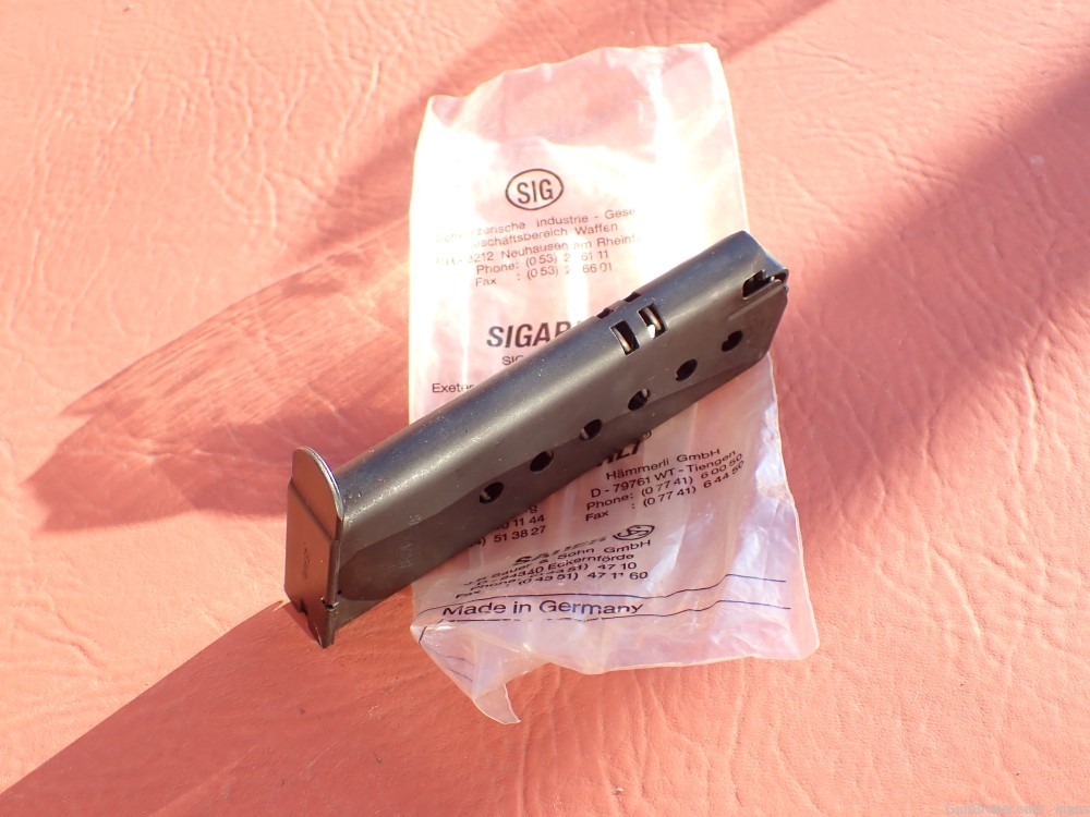 SIG SAUER P220 FACTORY 45ACP ZIG ZAG 7RD GERMAN MAGAZINE (NEW IN WRAPPER)-img-5