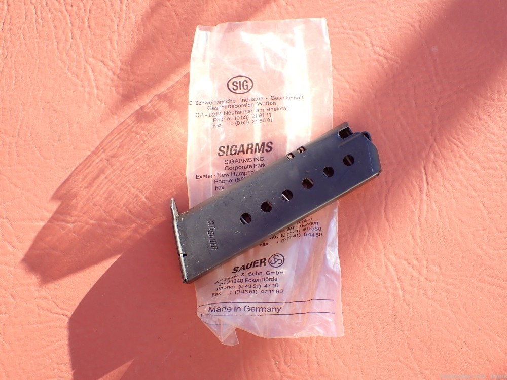 SIG SAUER P220 FACTORY 45ACP ZIG ZAG 7RD GERMAN MAGAZINE (NEW IN WRAPPER)-img-3