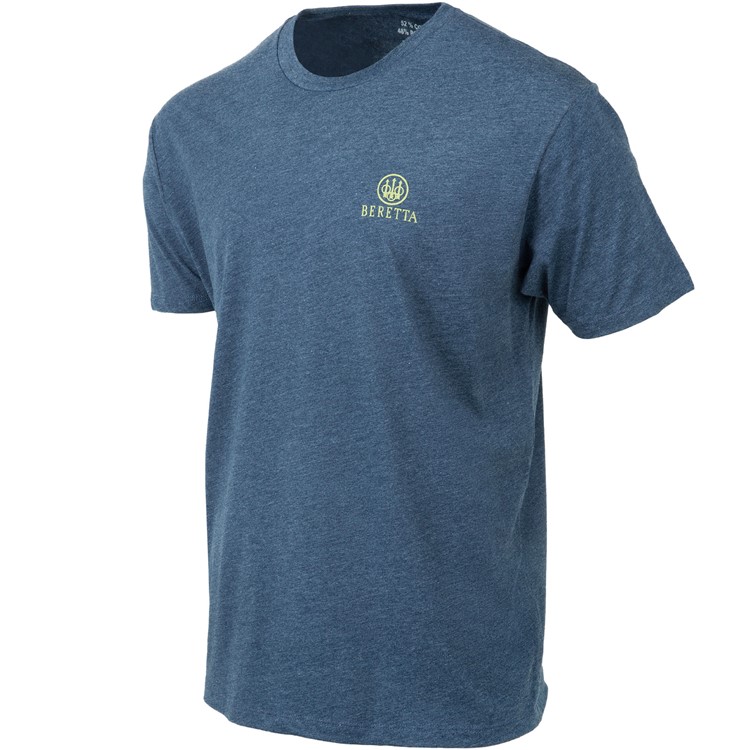 BERETTA Men Legacy  SS T-Shirt, Color: Navy Heather, Size: L-img-0