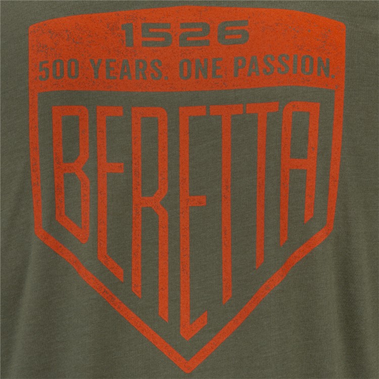 BERETTA Men Legacy  SS T-Shirt, Color: Military Green, Size: XL-img-4