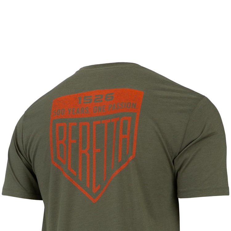 BERETTA Men Legacy  SS T-Shirt, Color: Military Green, Size: XL-img-3