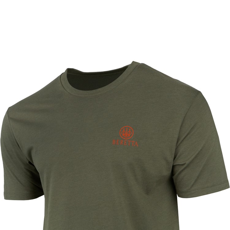 BERETTA Men Legacy  SS T-Shirt, Color: Military Green, Size: XL-img-1