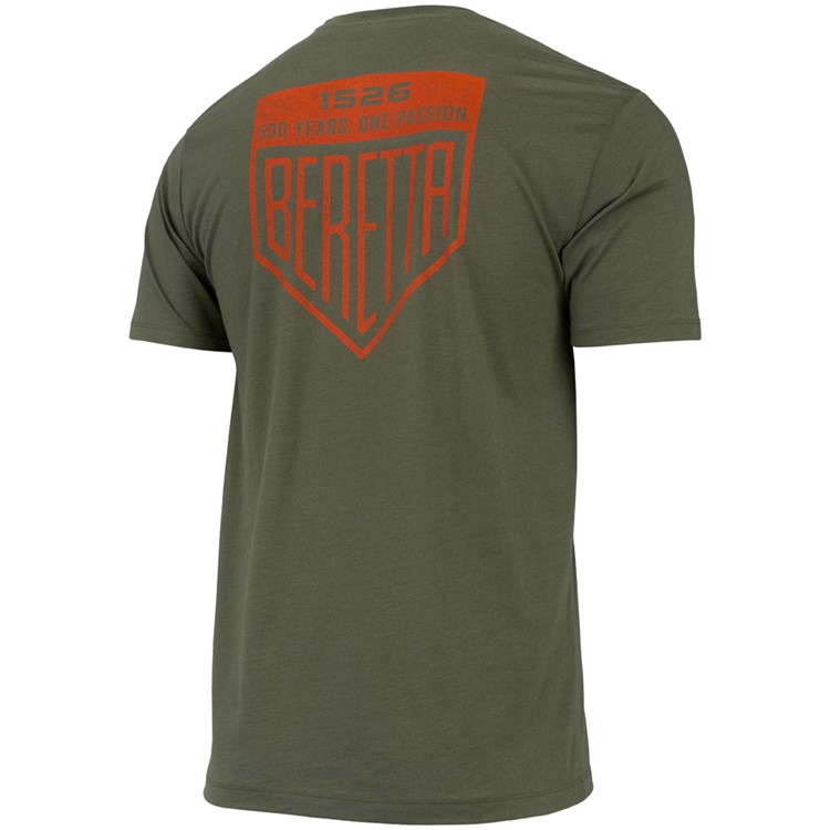 BERETTA Men Legacy  SS T-Shirt, Color: Military Green, Size: XL-img-2