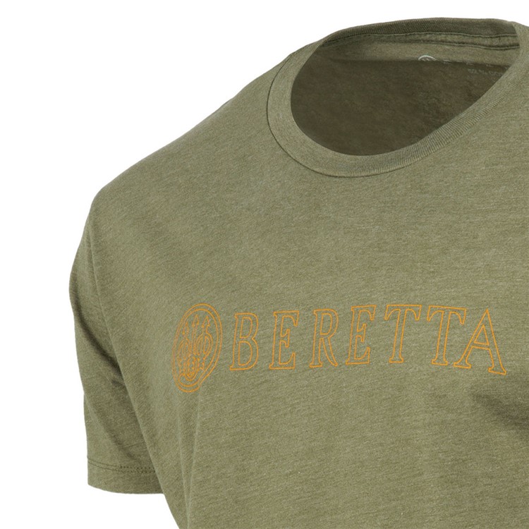 BERETTA Men Hardlines SS T-Shirt, Color: Heather Mil Green, Size: M-img-4