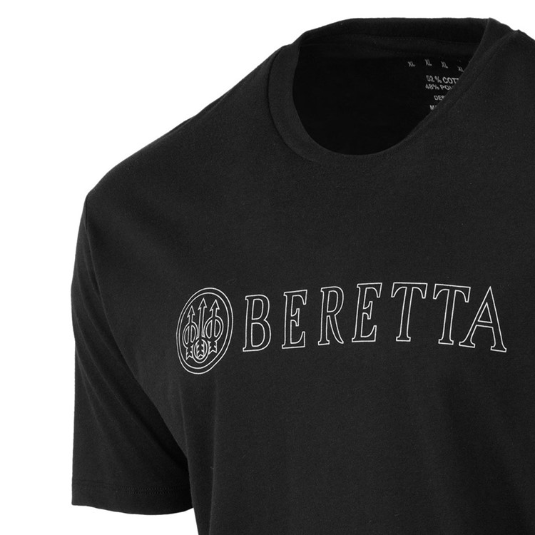 BERETTA Men Hardlines SS T-Shirt, Color: Black, Size: M-img-4