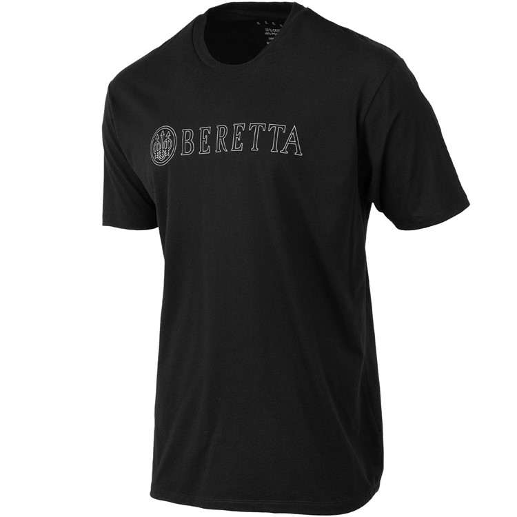 BERETTA Men Hardlines SS T-Shirt, Color: Black, Size: M-img-0