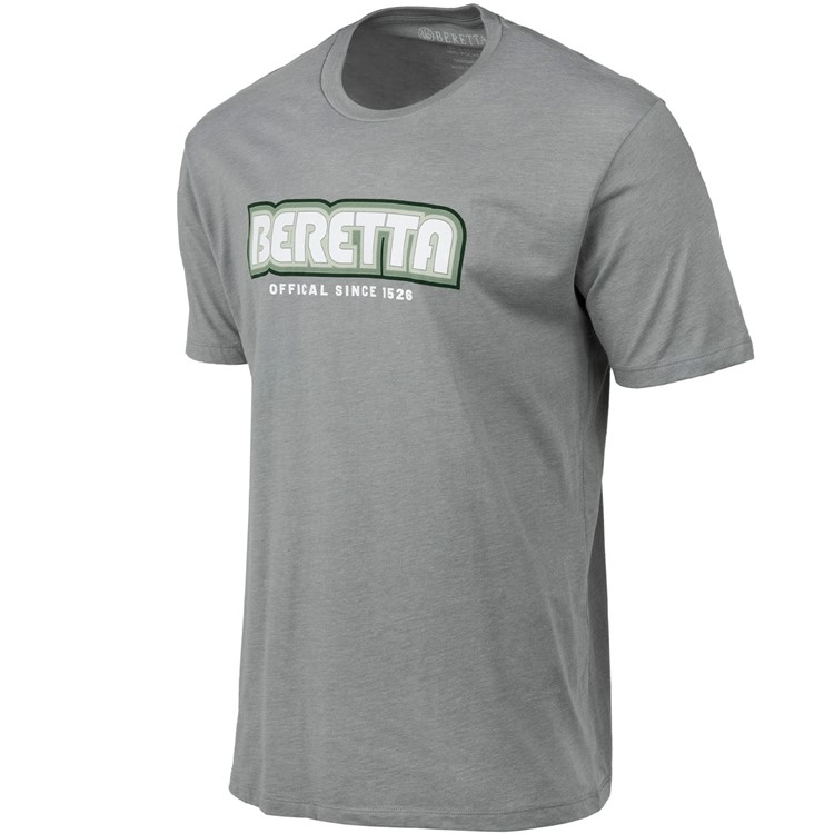 BERETTA Men Retro 2.0 SS T-Shirt, Color: Stone Heather, Size: M-img-0