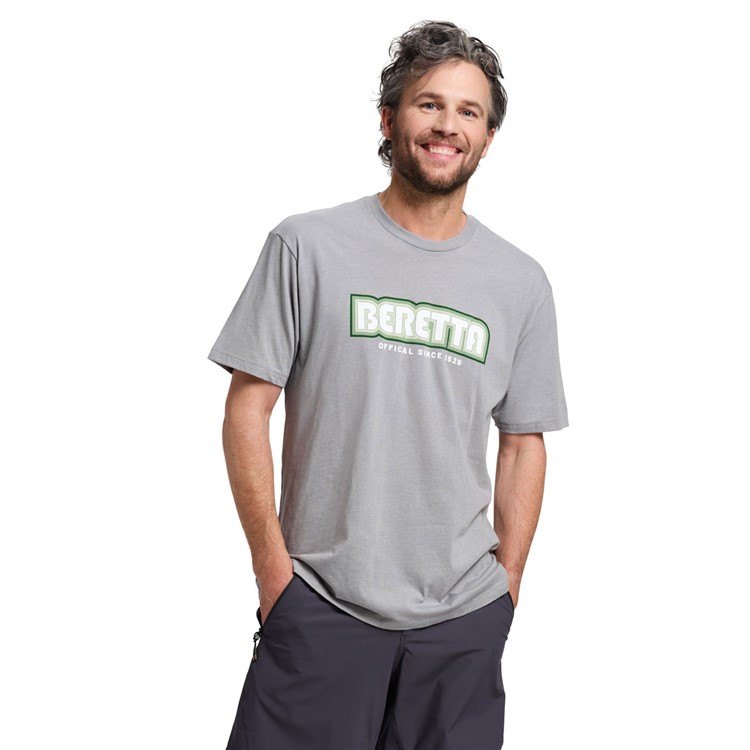 BERETTA Men Retro 2.0 SS T-Shirt, Color: Stone Heather, Size: M-img-2