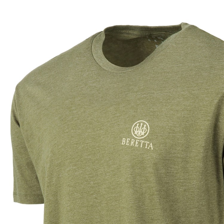 BERETTA Men USA 2.0 SS T-Shirt, Color: Heather Mil Green, Size: L-img-4