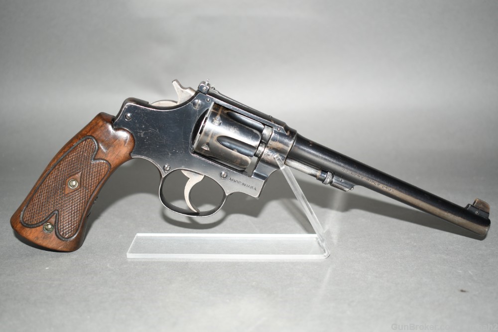 Smith & Wesson 22/32 Bekeart Double Action Revolver 22 LR 6" C&R-img-0