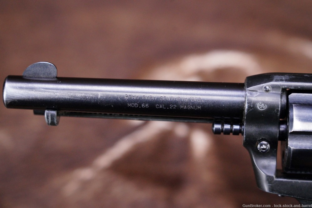 Rohm Germany Model RG66 66 .22 Mag 4.75” SA Revolver, MFD 1971 C&R-img-10