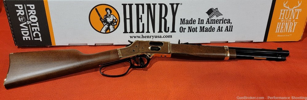 Henry Big Boy Carbine Trapper 357mag 38 Special 16.5" Octagon Barrel-img-0