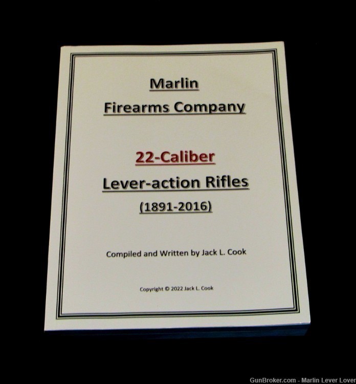 Marlin Firearms 22-cal Lever-action Rifles, a printed book & Thumb Drive-img-0